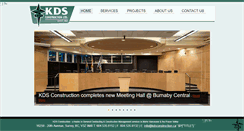 Desktop Screenshot of kdsconstruction.ca