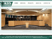 Tablet Screenshot of kdsconstruction.ca
